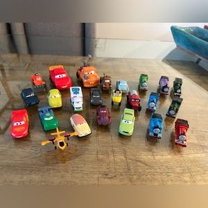 - Disney Pixar Cars and Thomas the train